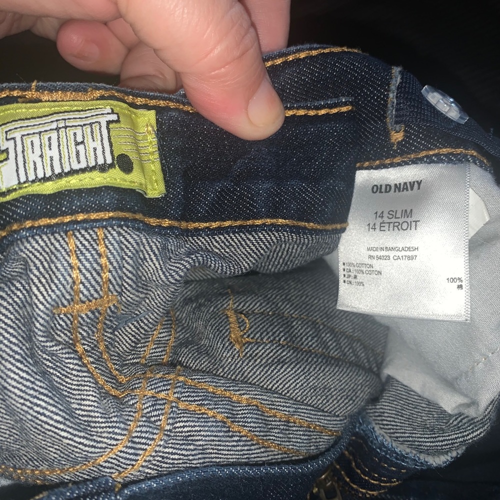 Straight slim jeans